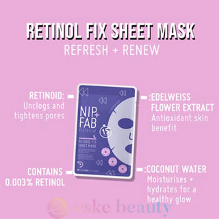 NIP+FAB Renew Retinol FIX Sheet Mask