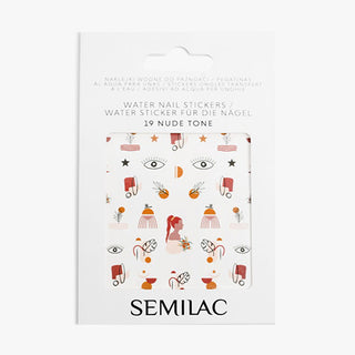 Semilac - No. 19 Nail Stickers - Nude Tone