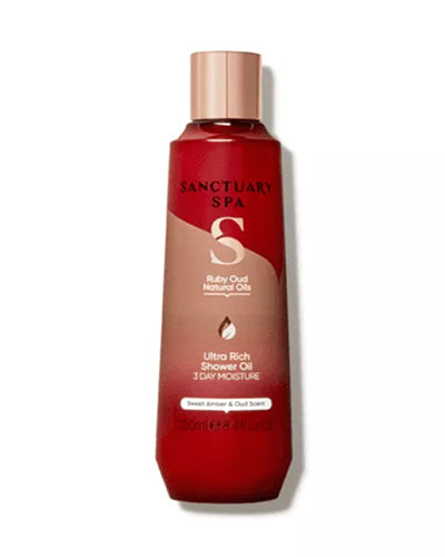Sanctuary Spa Ruby Oud Natural Oils Ultra Rich Shower Oil 250ml – eske ...