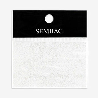 Semilac - White Lace 14 transfer foil