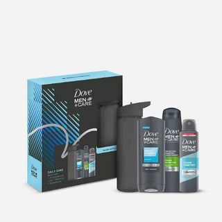 Dove - Men+Care Daily Care Trio Gift Set - with Water Bottle