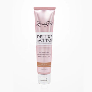 Loving Tan Deluxe Face Tan. Available in 2 Shades Medium & Dark. Eske Beauty