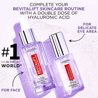 L'Oréal Paris Revitalift Filler 2.5% Hyaluronic Acid and Caffeine Eye Serum – 20ml