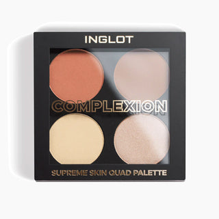 Inglot Complexion Supreme Skin Quad Palette. A multi use palette. Eske Beauty