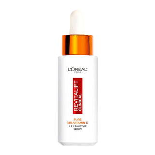 L'Oréal Paris Revitalift Clinical 12% Pure Vitamin C Serum 30ml. Brightens skin, reduces appearance of fine lines and large pores. Eske Beauty