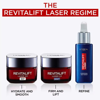 L'Oreal Revitalift Laser Face Moisturiser Triple Action Anti-Ageing Day Cream 50ml