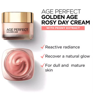 L'Oreal Paris Age Perfect Golden Age Rosy Glow Day Cream 50ml - SPF 20